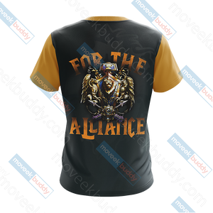 World Of Warcraft - For The Alliance Unisex 3D T-shirt   