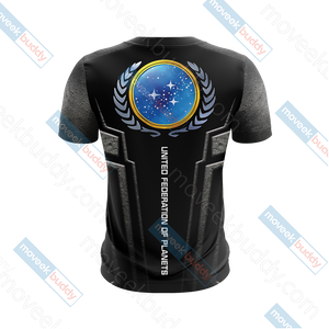 Star Trek - United Federation of Planets Logo Unisex 3D T-shirt   