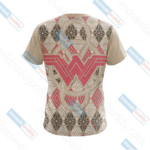 Wonderwoman Knitting Style Unisex 3D T-shirt   