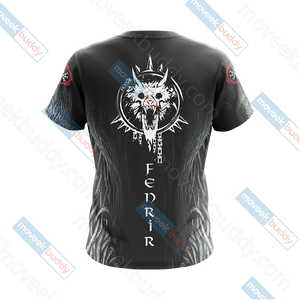 Vikings - Fenrir Unisex 3D T-shirt   