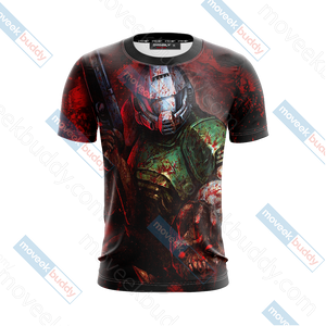 Doom - Doomguy Unisex 3D T-shirt   