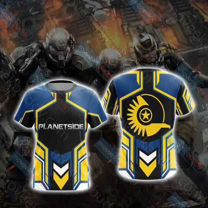 PlanetSide - Corporate Greed Disguised Unisex 3D T-shirt
