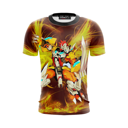 Digimon Greymon And Yagami Taichi 3D T-shirt   