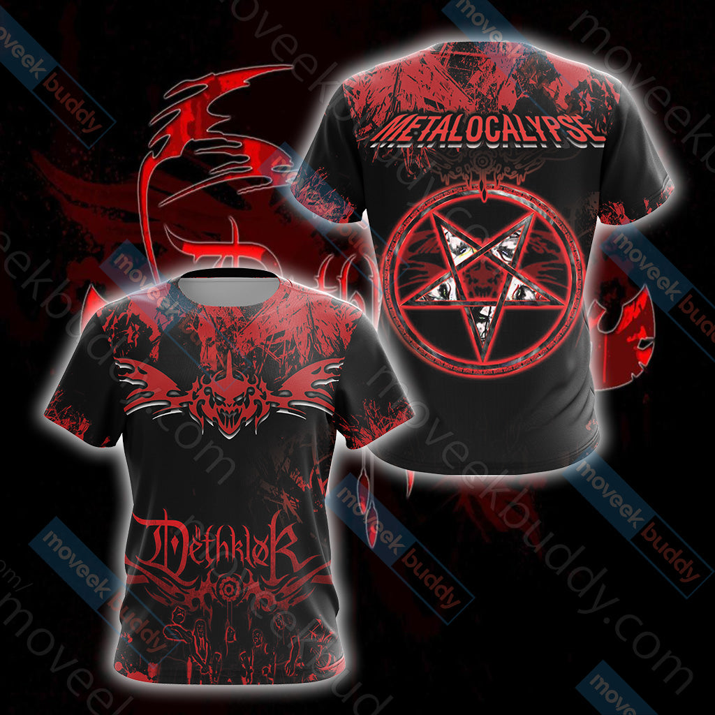 Metalocalypse Unisex 3D T-shirt   