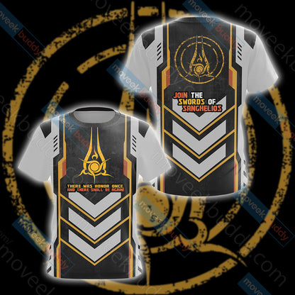 Halo - Swords of Sanghelios Unisex 3D T-shirt