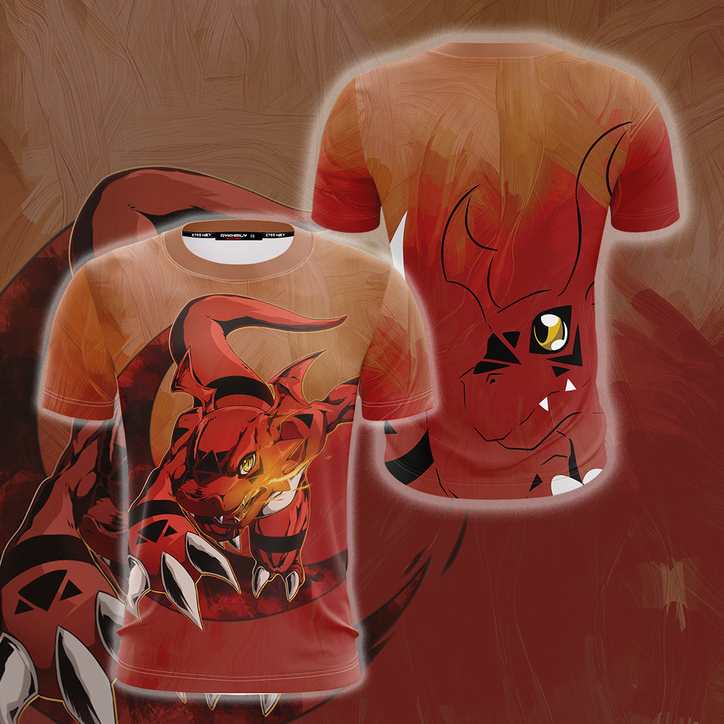 Digimon Guilmon Unisex 3D T-shirt
