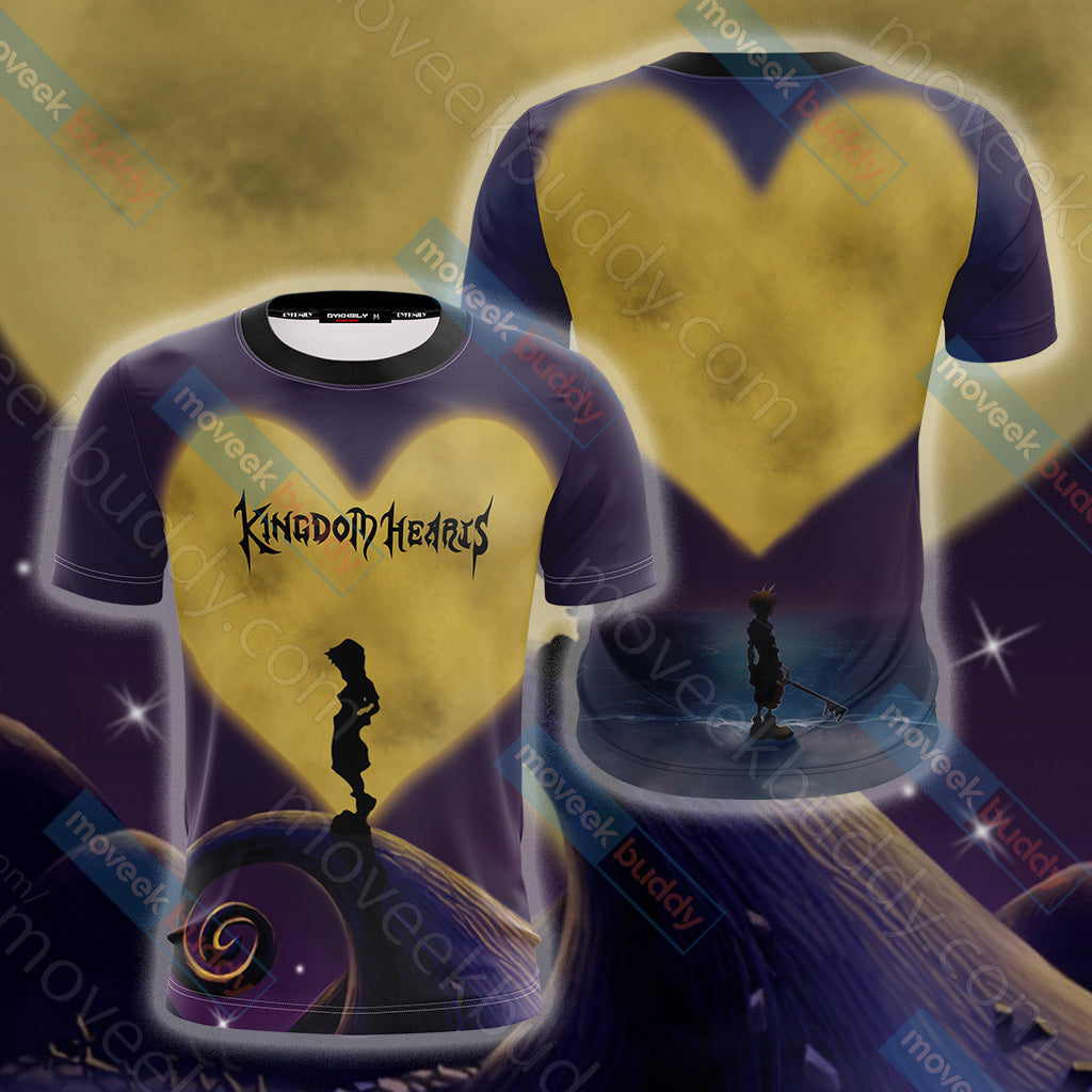 Kingdom Hearts New Version Unisex 3D T-shirt   