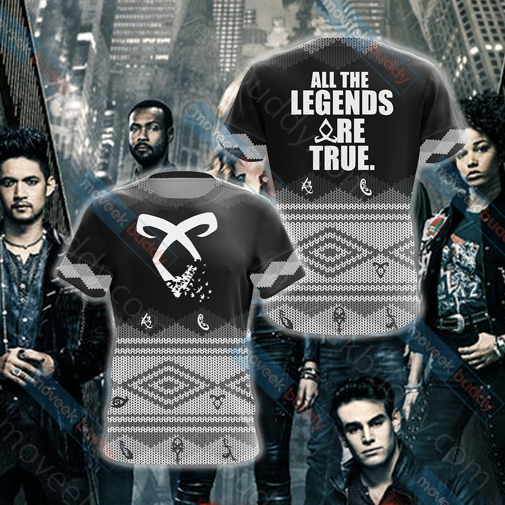 Shadowhunters All Legend Are True Unisex 3D T-shirt