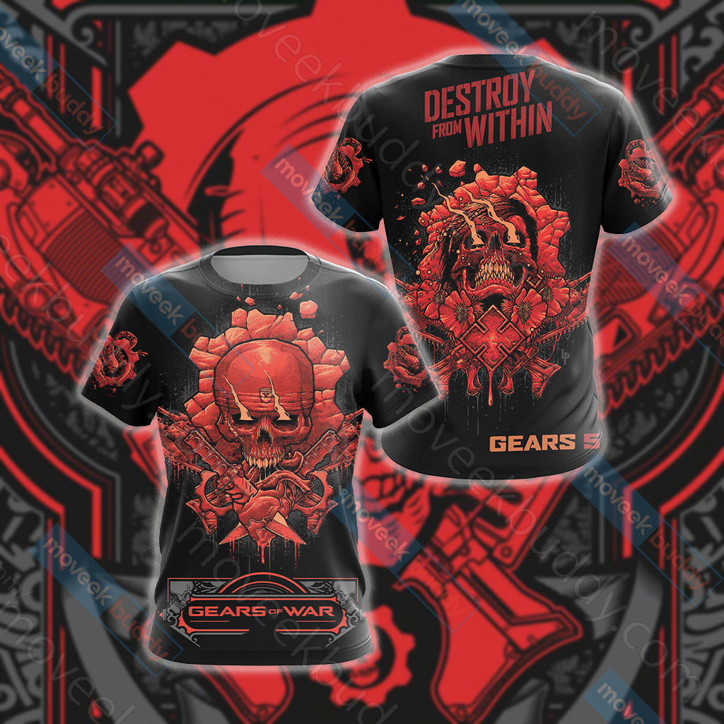 Gears Of War 5 Unisex 3D T-shirt   