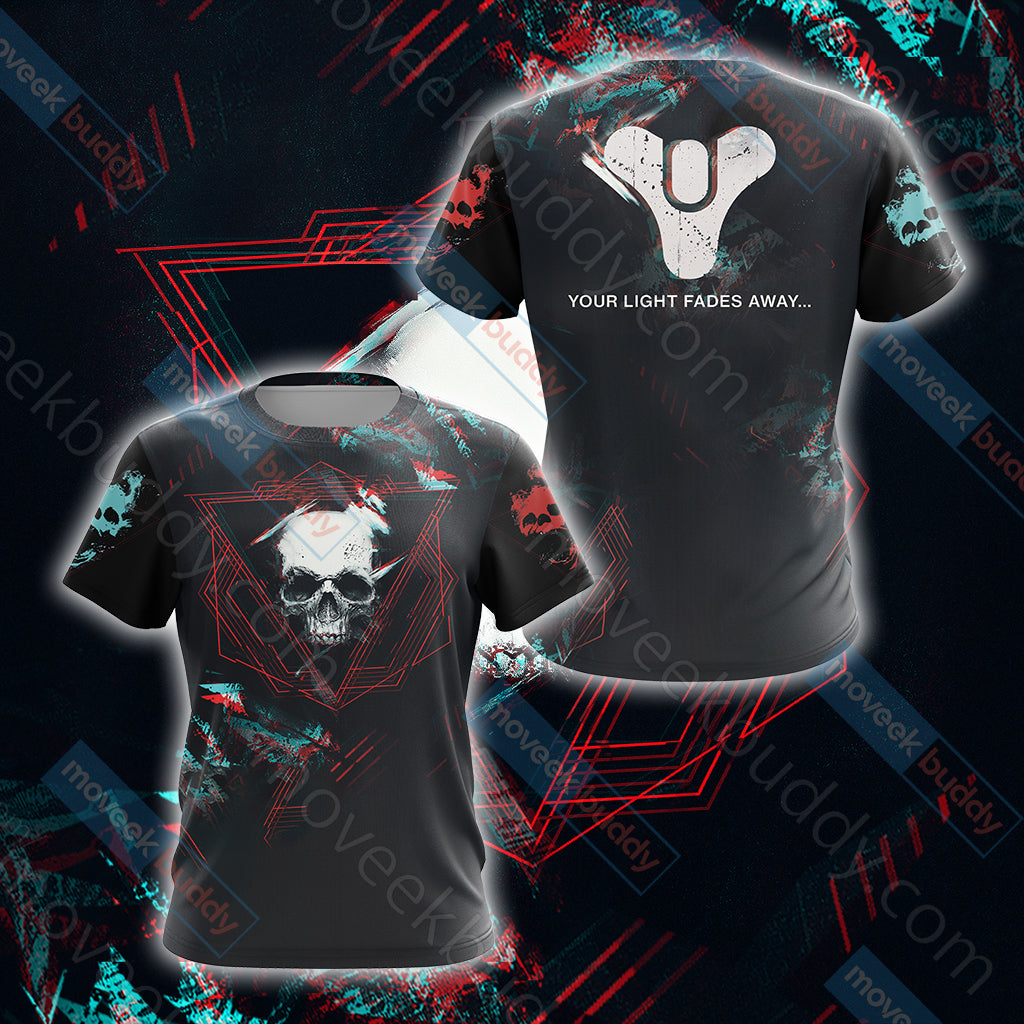 Destiny 2 New Style Unisex 3D T-shirt Zip Hoodie Pullover Hoodie T-shirt
