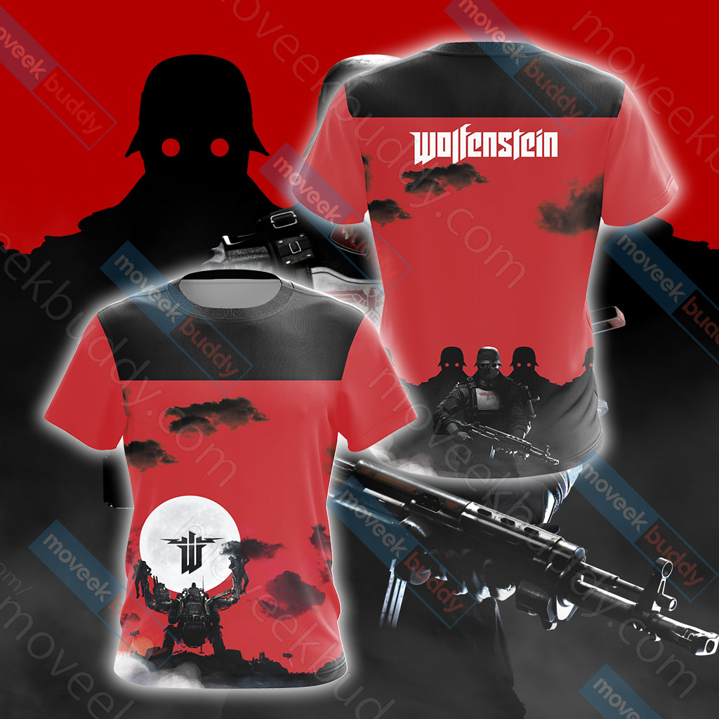 Wolfenstein New Unisex 3D T-shirt   