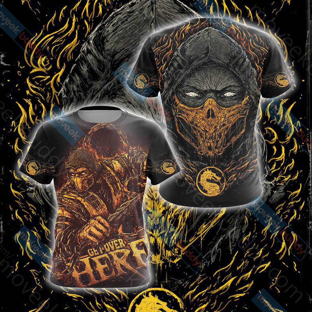 Mortal Kombat Scorpion New Style Unisex 3D T-shirt T-shirt S 