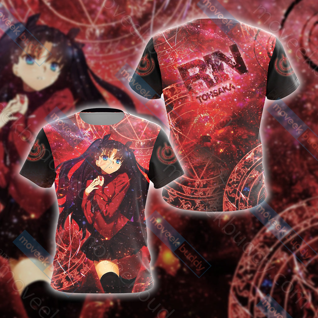 Fate / Stay Night - Rin Unisex 3D T-shirt   