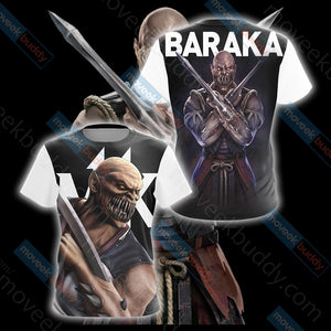 Mortal Kombat Baraka New Unisex 3D T-shirt   