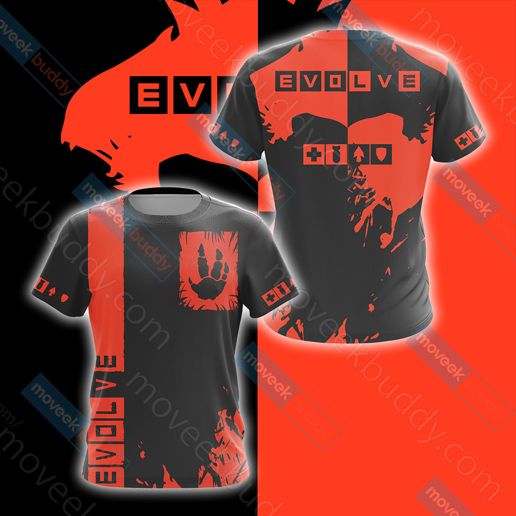 Evolve (video game) Unisex 3D T-shirt   