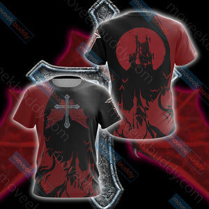 Castlevania-Vampire Cross Unisex 3D T-shirt   