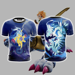 Digimon New Garurumon 3D T-shirt   