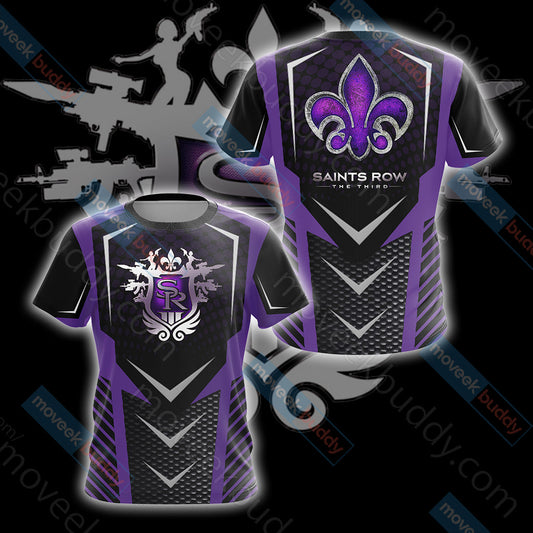 Saints Row New Unisex 3D T-shirt   