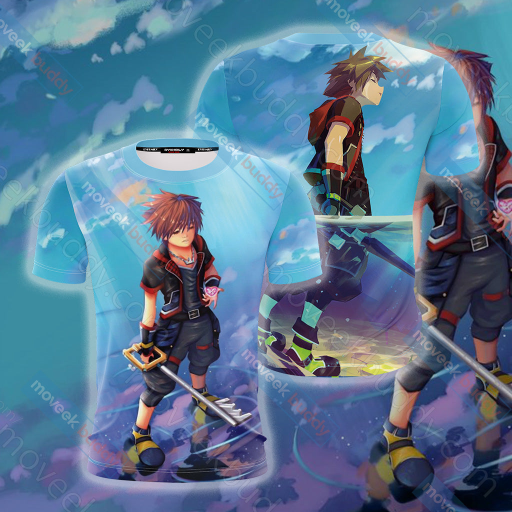 Kingdom Hearts - Sora Unisex 3D T-shirt   