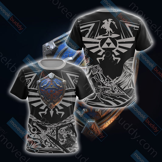 The Legend of Zelda - Shield Of Legend Unisex 3D T-shirt T-shirt