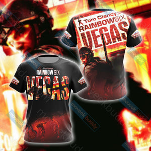 Tom Clancy's Rainbow Six: Vegas Unisex 3D T-shirt   