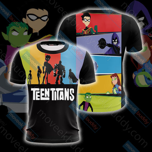 Teen Titans Unisex 3D T-shirt   