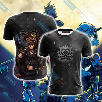 Kingdom Hearts - Sora 3D T-shirt Tank Top Beach Shorts T-shirt