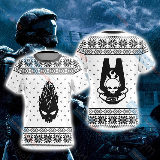 Halo ODST symbol Unisex 3D T-shirt