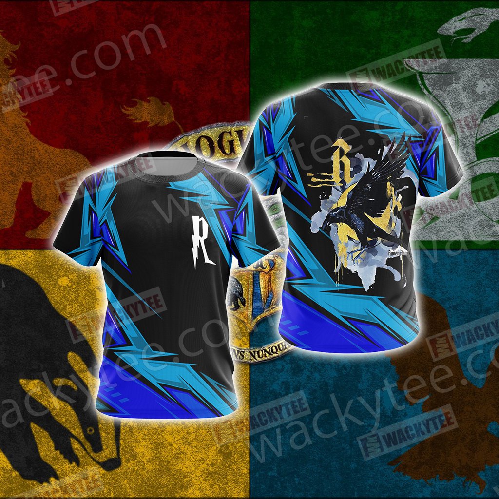 Harry Potter - Ravenclaw House Wacky Style Unisex 3D T-shirt