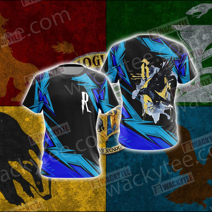 Harry Potter - Ravenclaw House Wacky Style Unisex 3D T-shirt