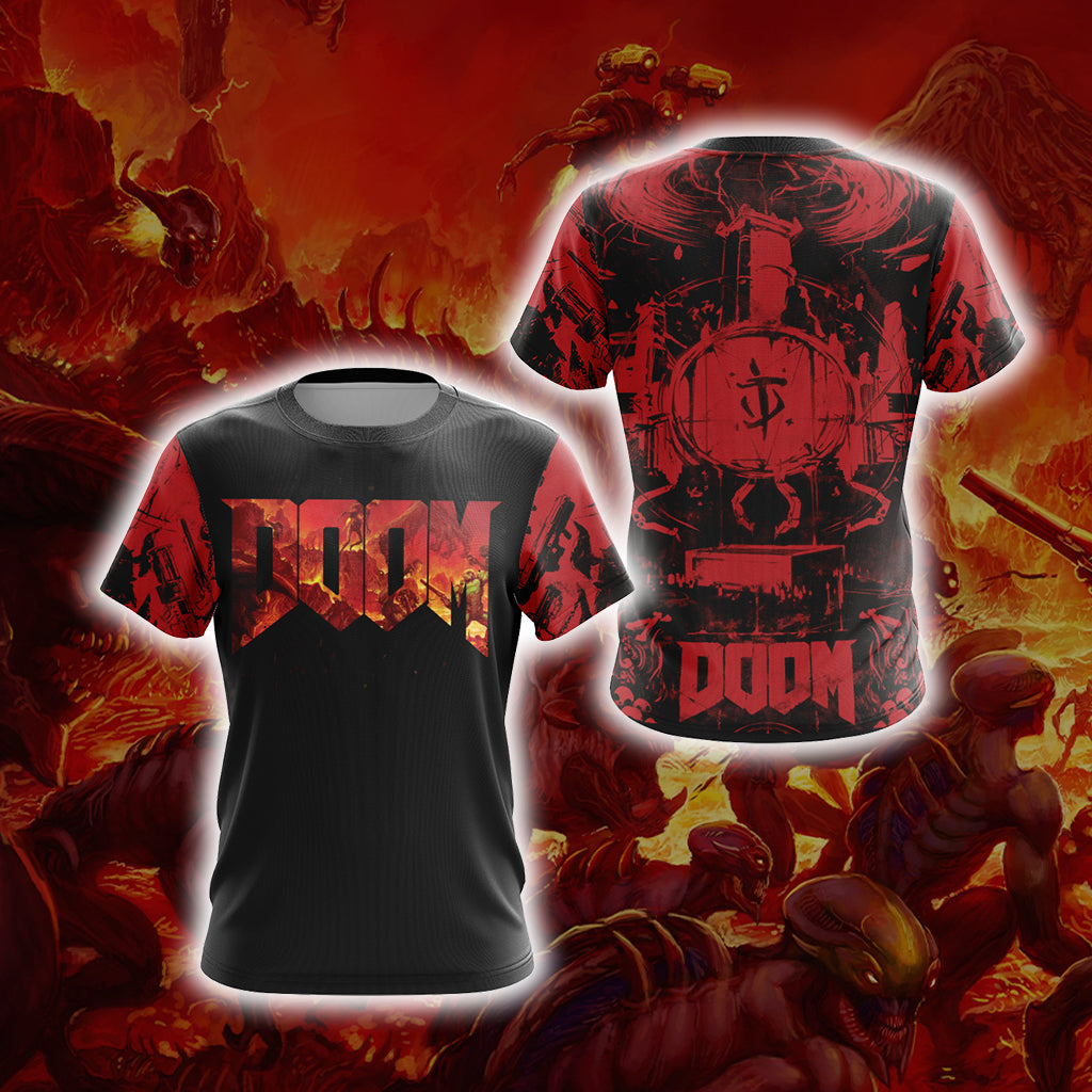 Doom New Look Unisex 3D T-shirt T-shirt