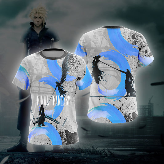 Final Fantasy VII - Cloud vs Sephiroth Unisex 3D T-shirt T-shirt