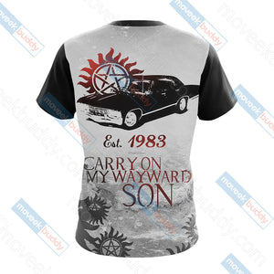 Supernatural - Winchester Unisex 3D T-shirt   