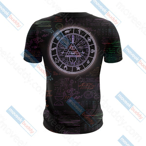 Gravity Falls Bill Cipher Wheel Unisex 3D T-shirt   