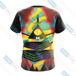 Gravity Falls - Bill Cipher Unisex 3D T-shirt   