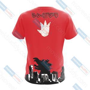 Godzilla New Version Unisex 3D T-shirt   