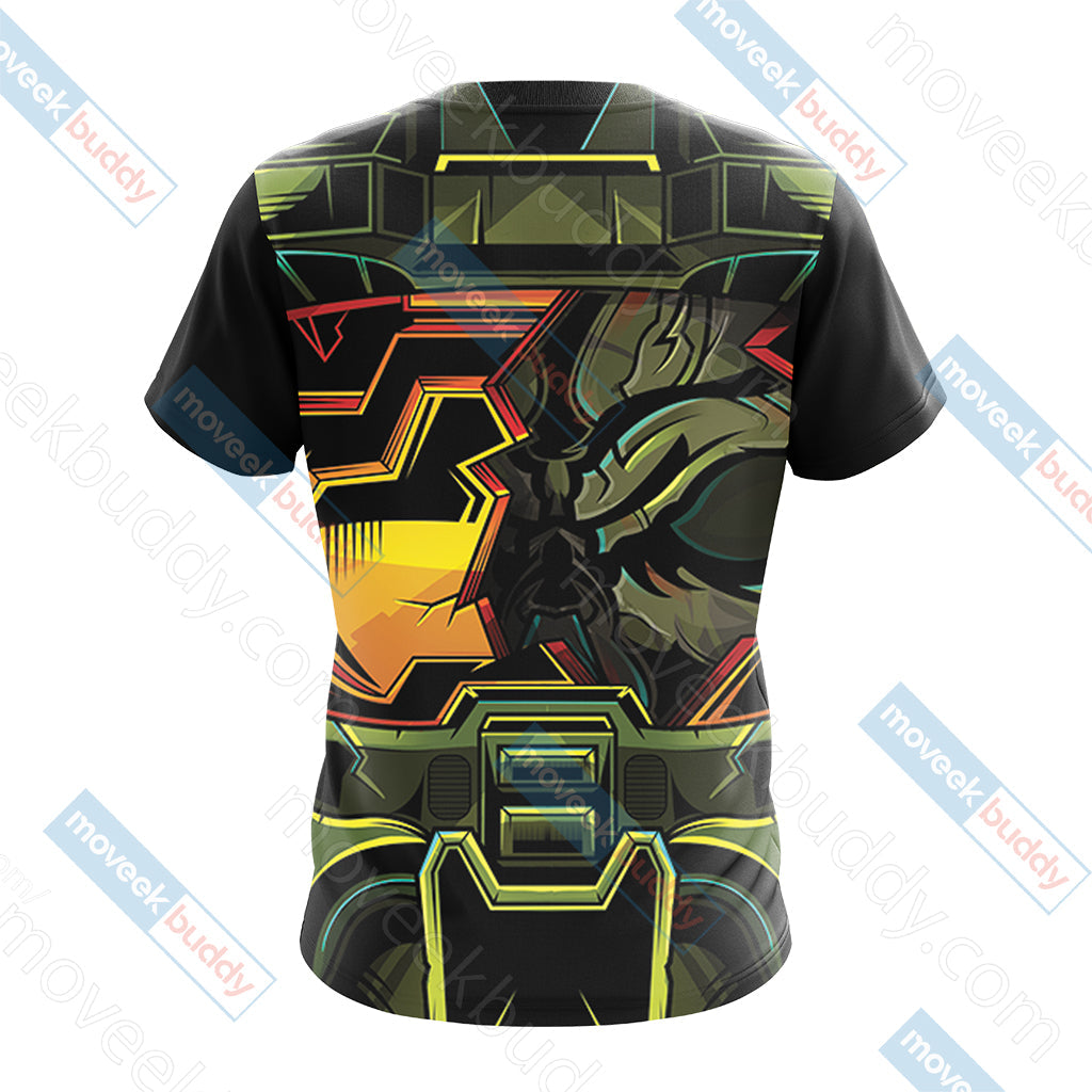 Halo 2 Unisex 3D T-shirt   