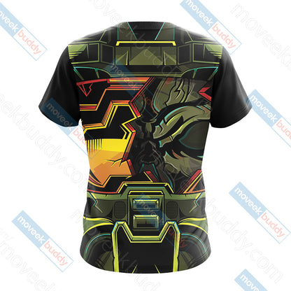 Halo 2 Unisex 3D T-shirt   