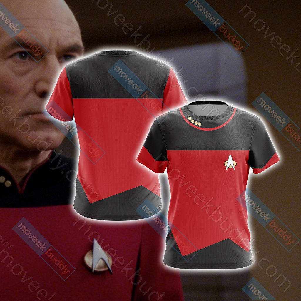 Captain Picard Unisex 3D T-shirt   