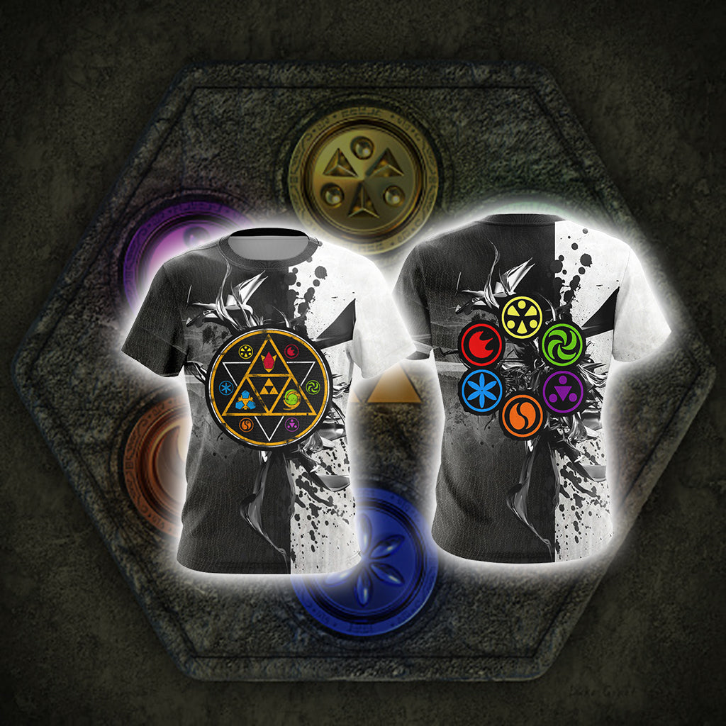 The Legend of Zelda - Sage Medallions Unisex 3D T-shirt T-shirt