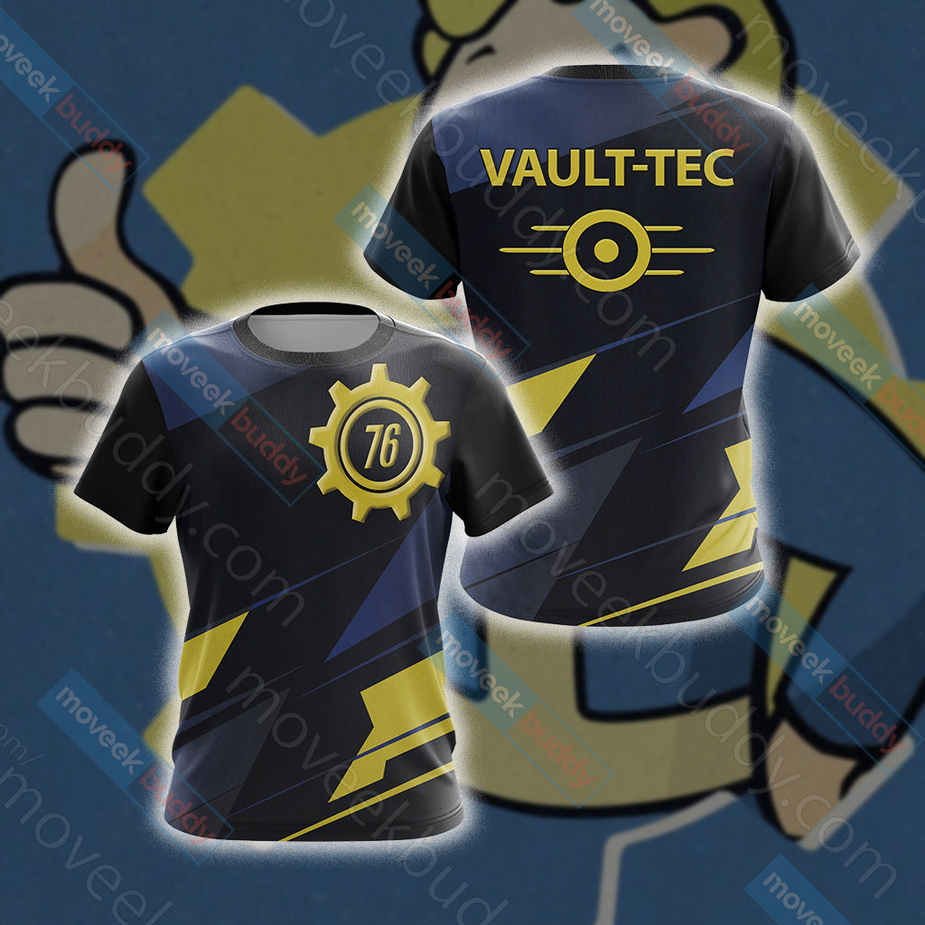 Fallout - Vault-tec Unisex 3D T-shirt   