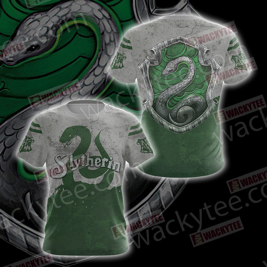 Slytherin House Harry Potter New Version Unisex 3D T-shirt