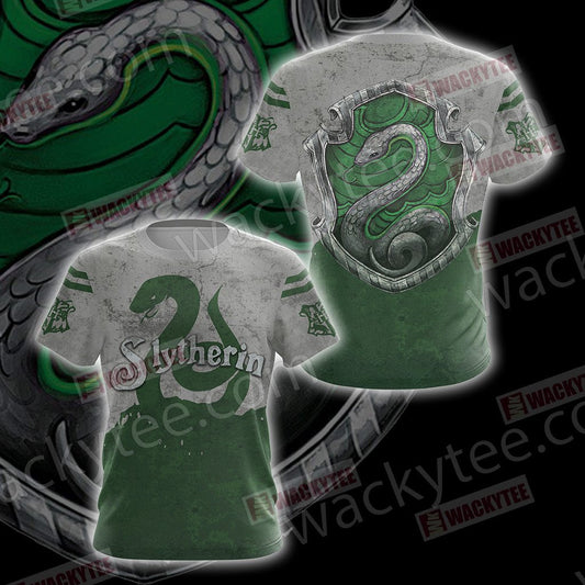 Slytherin House Harry Potter New Version Unisex 3D T-shirt