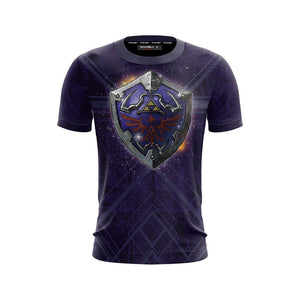 The Legend of Zelda: Breath of the Wild Hylian Shield Unisex 3D T-shirt   