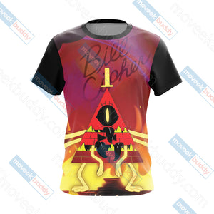 Gravity Falls - Bill Cipher Unisex 3D T-shirt   