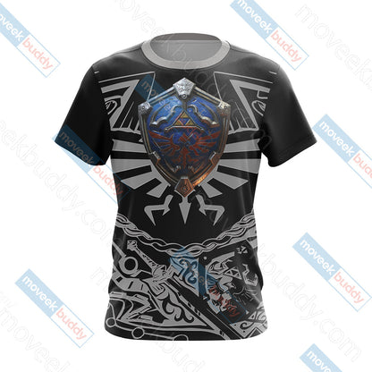 The Legend of Zelda - Shield Of Legend Unisex 3D T-shirt