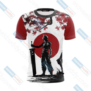 Final Fantasy 7 Cloud Strife T-shirt Zip Hoodie Pullover Hoodie   