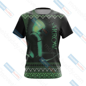 Arrow Knitting Style Unisex 3D T-shirt   