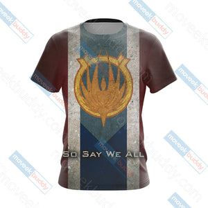 Battlestar Galactica New Version Unisex 3D T-shirt   