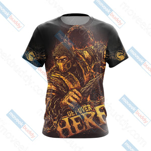 Mortal Kombat Scorpion New Style Unisex 3D T-shirt   